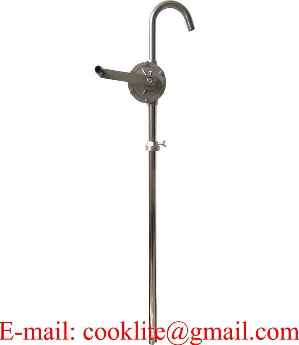 304 Stainless Steel Rotary Chemical Drum Pump with Teflon Seals
