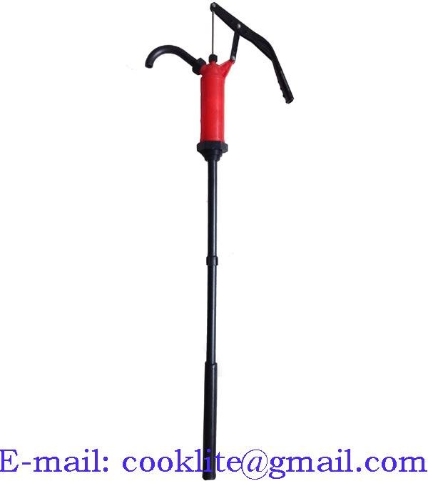 Chemical Resistant Plastic Lever Hand Pump Made of PP or PPS Material Fits 5 - 55 Gallon Drum