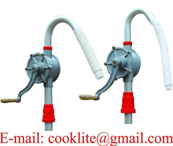 Pompe de transvasement manuelle pour fût / Pompe à essence manuelle rotative