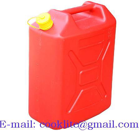 Kanister plastový na benzín alebo naftu s uzáverom 20L