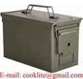 Military Olive Ammunition Can Ammo Box 50 Cal M2A1