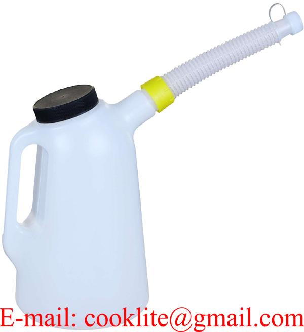 1 Liter Plastic Measuring Jug Motor Oil Filling Can  2