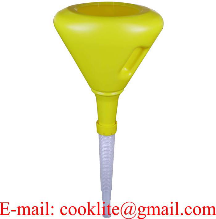 Plastic Funnel with Filter and Flexible Spout 550mm