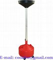 Waste Oil Drainer 8 Gallon Adjustable Plastic Waste Oil Lift Drain with Casters Garage Shop Other Vehicle Tools