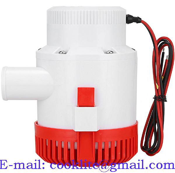 3500 GPH Marine Water Bilge Pump Submersible Yacht Boat 12V