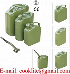 Metalen Benzine/Brandstof Leger Jerrycan/Benzinekan 