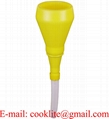 Plastic Funnel with Filter and Flexible Spout 190mm