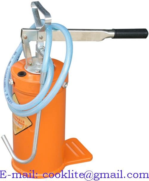 Hand Lever Oil Grease Bucket Pump Portable Lubricator  2