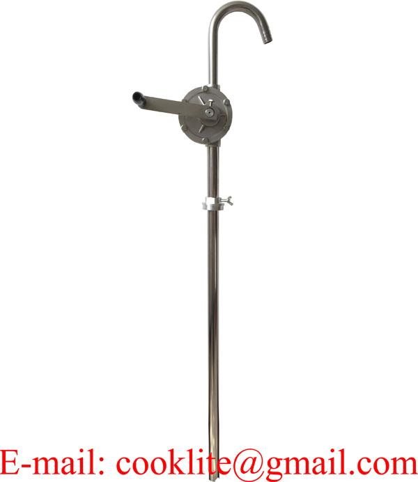 304 Stainless Steel Rotary Drum Dispensing Pump for Aggressive Chemicals / Solvents