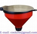 4-Quart Polypropylene Drum Funnel with Lid