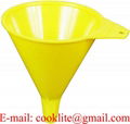 8-Ounce Yellow Polyethylene Economy Funnel