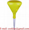 230mm 3L Anti Spill Polypropylene Funnel with Strainer and Flexi Spout