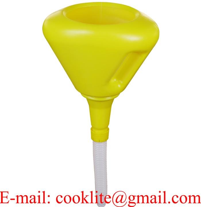 Plastic Oil Fuel & Water Jug And Pouring Spout Can 6L Measuring Can  4