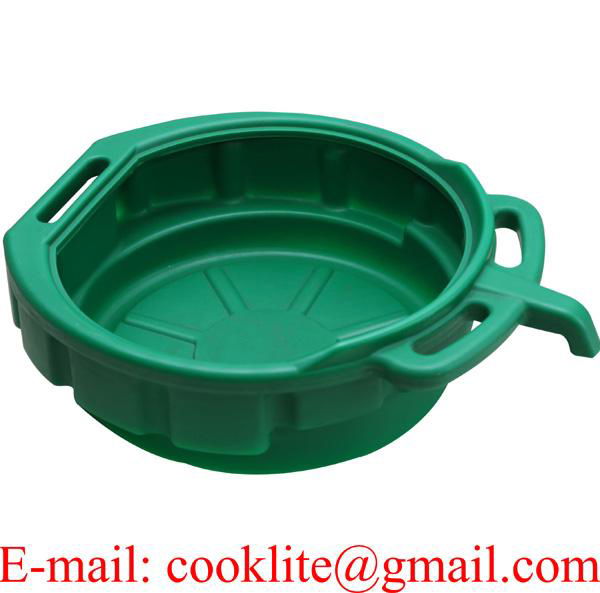 17L PE Plastic Oil Drain Pan Portable Drip Tray 2