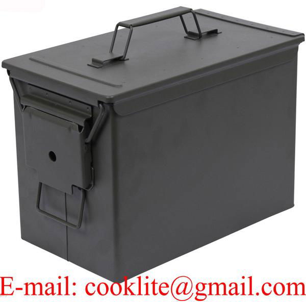 Large Ammo Can Olive Drab .50 Cal Military Steel PA108