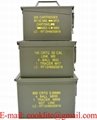 Military Sealed Lid Steel Ammo Can 3-Can Combo Pack 