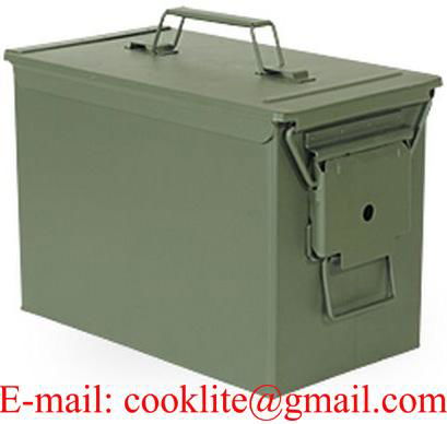 Metal Ammo Can PA108 Fat 50 Cal Military Steel Ammunition Storage Box