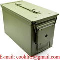 Ammo Can US Army Military M2A1 50 Cal Ammunition Metal Storage 5.56MM Stash box