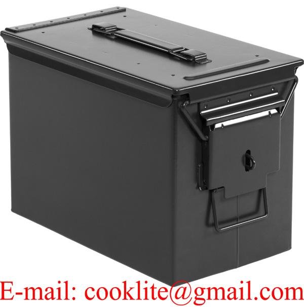 Fat 50 Cal Ammo Can Army Military PA108 Metal Storage Box 