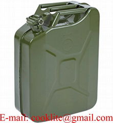 Jerry Can 5 Gal NATO Gasoline Fuel Can Metal Gas Tank 