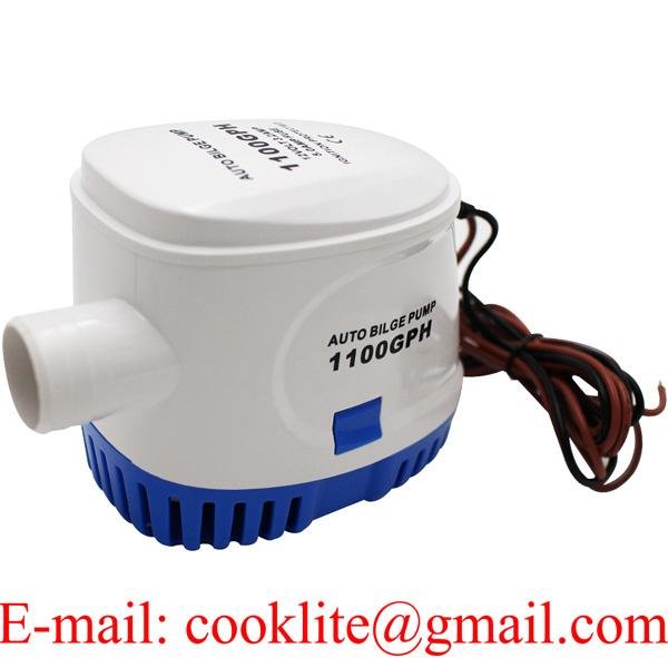 DC 12V 1100 GPH Automatic Water Bilge Pump For Boat Submersible Auto Pump With Float Switch Marine / Bait Tank / Fish