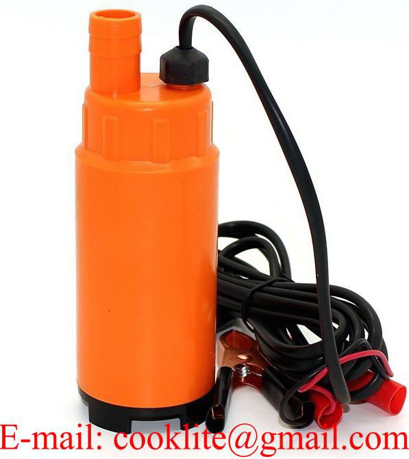 12V 24V DC Electric Submersible Pump for Pumping Diesel Oil Water Fuel Transfer Pump Plastic