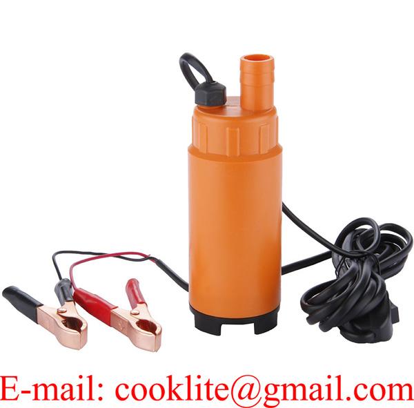 12V Submersible Pump 51mm Water Oil Diesel Fuel Transfer Refueling