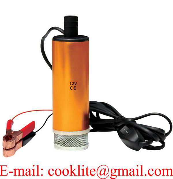 Submersible Diesel Fuel Oil Water Transfer Pump 51MM Aluminium Alloy DC 12V 24V With Switch And Filter Car Portable