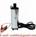 Submersible Diesel Fuel Water Oil Pump Diameter 51MM Stainless Steel DC 12V 24V 30L/Min 60W Car Camping Portable With Switch