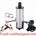 12V Mini Portable Stainless Steel Diesel Fuel Water Oil Submersible Transfer Pump with Removable Filter