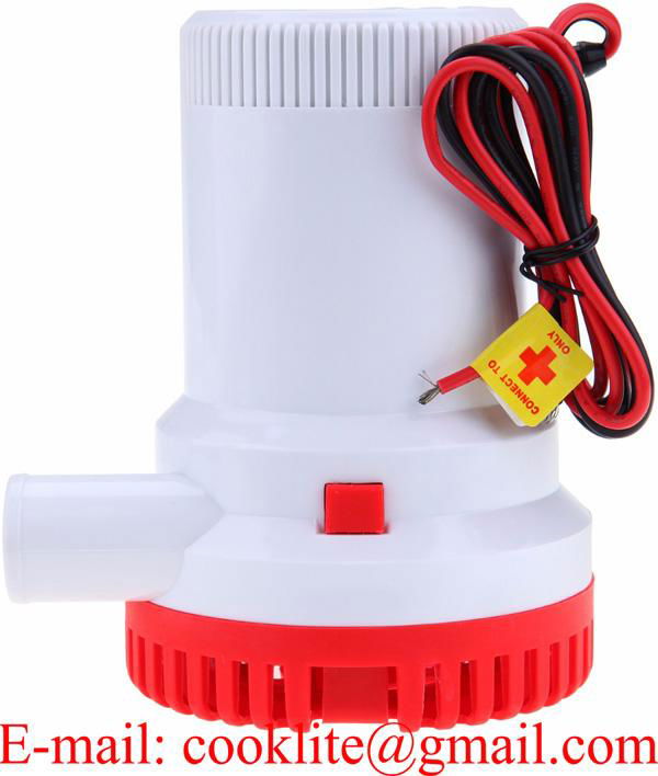 3500 GPH Marine Water Bilge Pump Submersible Yacht Boat 12V 4