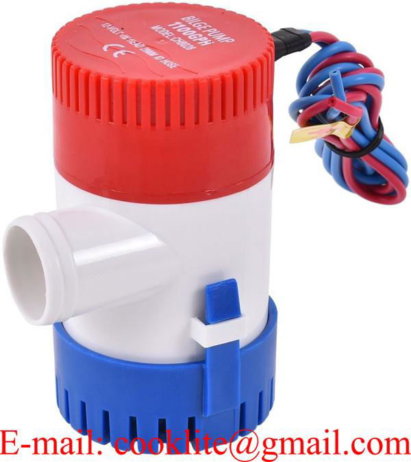 12V 24V 1100GPH Submersible Bilge Water Pump Boat Marine Camping