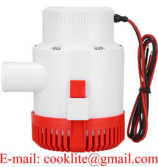 3500 GPH Marine Water Bilge Pump Submersible Yacht Boat 12V 24V