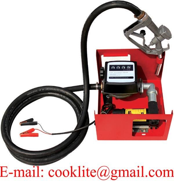 12/24V DC Metering Oil Biodiesel Kerosene Diesel Transfer Pump Mini Fuel Dispenser