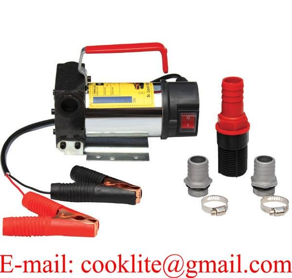 12V 24V 45L/Min 175W Electric Diesel Oil And Fuel Transfer Extractor Pump Motor