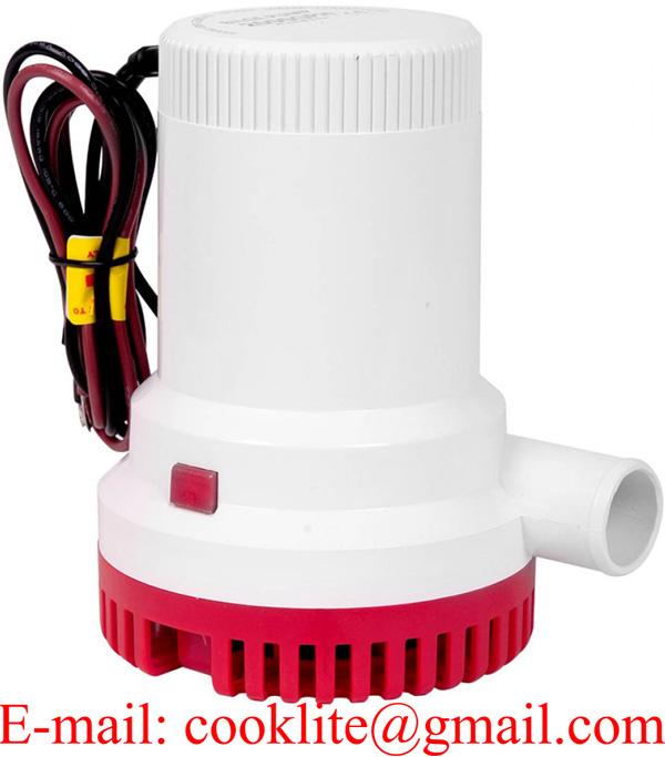 Portable Boat Marine Plumbing Electric Submersible Bilge Pump 12V 24V 1500GPH