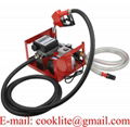 Electric Diesel Fuel Transfer Pump Counter Automatic Fuel Pump Fuel Nozzle Fuel/Oil Biodiesel Pump Dispensing Kit 550W 60L