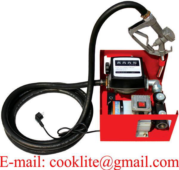 Electric Oil Diesel Fuel Transfer Pump 60L/Min Fuel Pump Dispensing Kit 550W 220V 