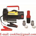 12/24 Volt Portable Fuel Oil Transfer Pump Motor Diesel Kerosene Biodiesel 150W 30L/Min Dispenser
