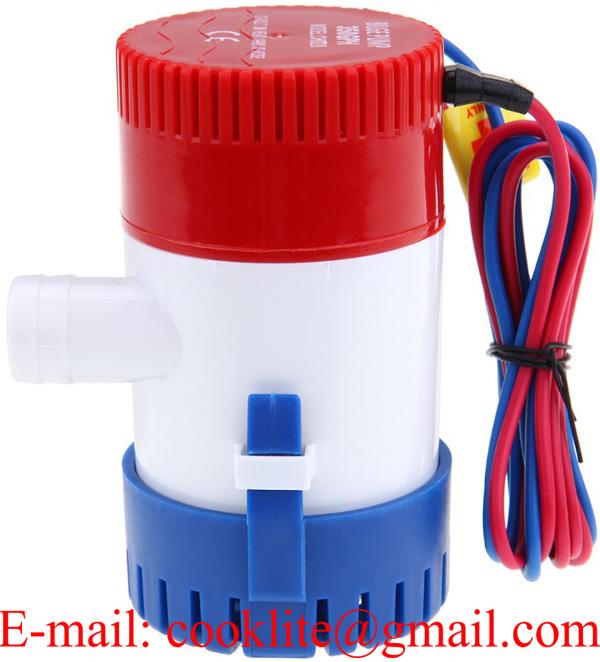 12V DC Submersible Bilge Pump 3000 GPH Electric Marine Boat Water Pump 5