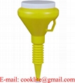 1.5 Quart Double Cap Funnel - Yellow