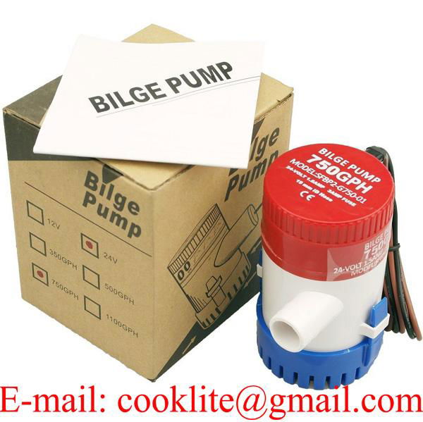 Bilge Pump DC 12V 24V 750GPH Ebay Amazon Hot Sales Electric Bilge Pump Marine Boat Yacht Submersible