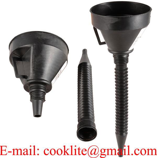 Engine Oil, Fluids, Gasoline, Liquids, Kerosene Funnel with Flexible Extension