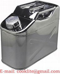 Stainless Steel Petrol Diesel Jerry Can Fuel Container