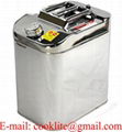 30L Jerry Can Fuel/Water Storage 304 Stainless Steel for Boat/4WD/Motorbike