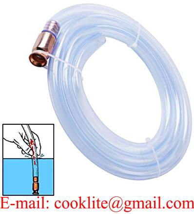 6ft Self-Priming Copper Jiggler Pump Transfer Fuel Water Oil Paint Siphon Hose