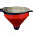 Plastic Waste Oil Funnel with Lid