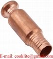 Jiggler Siphon Pump Head Shaker Syphon Hose Starter Copper Check Valve with Glass Ball