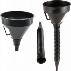 Black Car Motorcycle Flexible Funnel