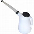 3 Litre Double Cap Oil Measuring Jug Plastic Fuel Water Container